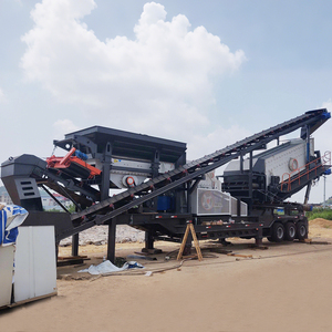 Mesin Penghancur Batu Portabel dengan <span class=keywords><strong>Feeder</strong></span> dan Konveyor Sabuk, Saringan Getar, Mesin Diesel untuk Batu Kecil - Product Image 6