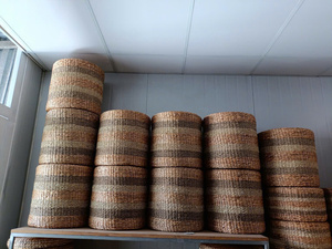 Luxury Handmade Water Hyacinth Cushion <b>Pad</b> Natural Woven <b>Chair</b> Seat Cushion for Home Hotel Resort Wholesale Vietnam - Product Image 6