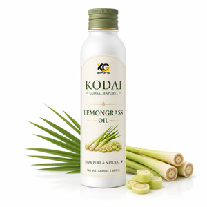 Aceite Esencial de Limoncillo de Tamil Nadu 100% Puro y Natural de Primera Calidad, Destilado al Vapor, para Aromaterapia y Cuidado Facial, Kodai Global Export - Product Image 1
