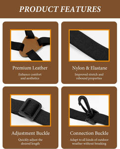 Arnés de pecho ajustable de nailon para binoculares, correa resistente para caza y observación de aves, fabricada por Imra Impex - Product Image 3