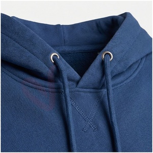Ensemble de survêtement bleu à capuche pour homme, manches longues, couleur unie, décontracté, respirant, coupe régulière, pour l'automne, avec poches latérales - Product Image 4