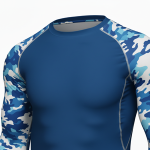 Rashguard Mma Rush Guard <b>Compression</b> <b>Shirt</b> Wholesale Custom Sublimation Printed Jiu Jitsu Grappling Bjj Rash Guard Long Sleeve - Product Image 4