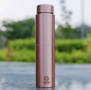 Handmade 1000ml Pure Copper <b>Water</b> <b>Bottle</b> Customised with Hammer Design Shiny Polished for Gym & Outdoor Activity Drinkware - Product Image 6