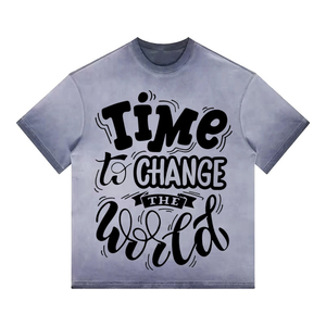 Trending Sun Fade Screen Printing Custom T Shirt Premium Printing & Sun Fade For Casual Or Streetstyle Wholesale T Shirt For Men - Product Image 6