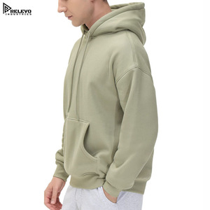 เสื้อฮู้ดดี้ผู้ชายผ้าฝ้ายฟลีซเนื้อหนา 100% คุณภาพดี ราคาโรงงาน แห้งเร็ว ระบายอากาศได้ดี เป็นมิตรกับสิ่งแวดล้อม เหมาะสำหรับฤดูใบไม้ผลิ - Product Image 6