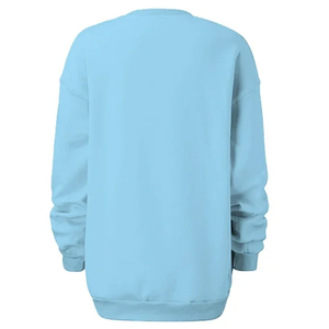 Nouveau design – Sweat-shirt oversize pour femme avec logo frontal, 100 % coton, personnalisable, respirant, tenue décontractée, vente directe usine - Product Image 2