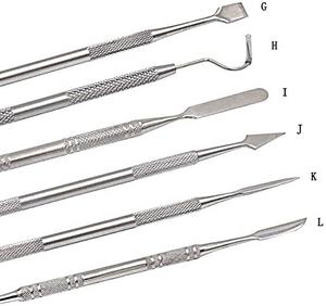 ชุดเครื่องมือแกะสลักขี้ผึ้งทางทันตกรรมแบบสองด้าน ยี่ห้อ Blush surgical สำหรับงานปั้นขึ้นรูป งานแกะสลักโพลิเมอร์ ดินเหนียว และงานแกะสลักทั่วไป - Product Image 2