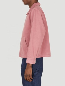 Chaqueta de trabajo de lona personalizada de invierno, informal, tejida, transpirable, fabricante, ropa de trabajo para hombres, chaquetas de lona, algodón, ajuste holgado para exteriores - Product Image 3