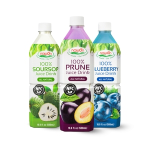 Venta caliente 100% Prune Juice Drinks 500L PET Botella Natural Prune NFC Juice NAWON Fabricante de bebidas de Vietnam - Product Image 5