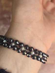 Pulsera de Diamantes Moissanite en Blanco y Negro, Hermosa Pulsera para Mujer - Product Image 6