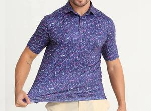 Camisetas de Golf Personalizadas al por Mayor para Hombre con Logotipo Frontal, Transpirables, de Manga Corta, Estilo Casual, de Forro Polar 100% Algodón, Color Sólido - Product Image 6