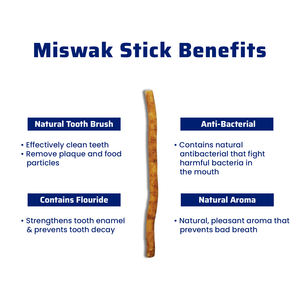 Sewak / Siwak / Miswak de Madera Natural Orgánica de Alta Calidad de Pakistán a Precios Especiales de Mayoreo, Peelu Miswaks - Product Image 4