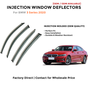 Deflector de Viento para BMW Serie 3, Protector Solar y de Lluvia, Visera para Ventana de Coche - Product Image 2