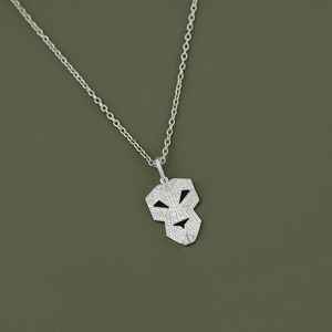 Colgante de Diamante Moissanita con Diseño de Cara de León para Amantes de los Animales, con Plata de Ley 925, Joyería Fina, Colgantes y Dijes - Product Image 1