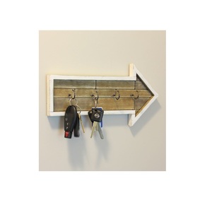 Porte-clés mural décoratif de luxe en bois, conçu pour favoriser une organisation domestique élégante et un attrait durable - Product Image 4