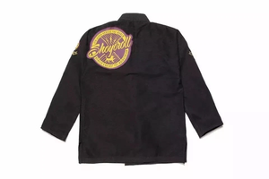 Uniforme de BJJ Shoyoroll Batch 83 Mamba Competitor, 450 GSM, Negro, con Bolsa - Product Image 2