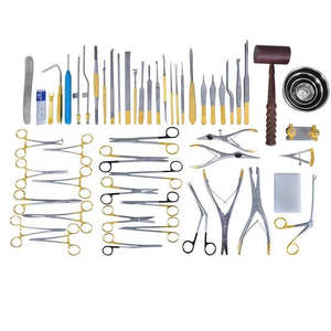 73 pièces d'instruments chirurgicaux cardiovasculaires en acier de qualité supérieure, certifiés CE, pour les procédures de chirurgie cardiaque et des vaisseaux sanguins, par Dentavex - Product Image 1