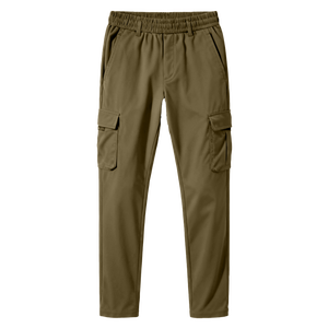 Pantalones Cargo de Verano para Hombre, Ajustados, Elásticos, Transpirables, con Cintura Elástica, Casuales, Tácticos, con Múltiples Bolsillos, Ropa Urbana, Ropa de Trabajo, OEM - Product Image 4