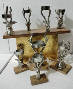 Porte-bougie en métal de luxe avec cheminée en verre, lanterne de table décorative créative à prix compétitif - Product Image 6