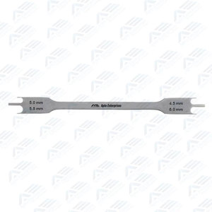 Calibrador de Altura Manual de Acero Inoxidable Apollo, Instrumentos Dentales, Puntos de Medición de 5.0 mm, Venus Dental - Product Image 3