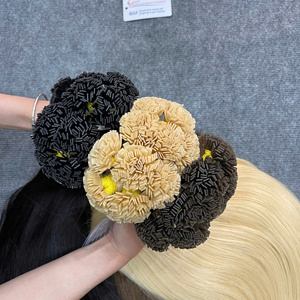 Extensions de cheveux humains à pointe plate en kératine vietnamienne, textures lisses naturelles, couleur piano, 8 à 32 pouces, vente en gros - Product Image 6