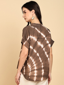 Camisa de manga corta informal elegante para mujer, cómoda para uso diario, de proveedor indio al mejor precio. - Product Image 1