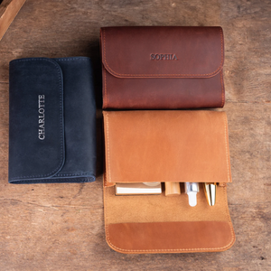 Handmade Vintage Leather Bridal Gift Makeup Bag Customized Cosmetic Travel for <b>Case</b> <b>Medium</b> Capacity Organizer Women - Product Image 3