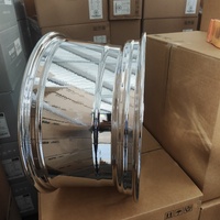 2024 nouvelles jantes en alliage d'aluminium coulé à 5 rayons entièrement chromées 17 pouces 5x1143 en stock