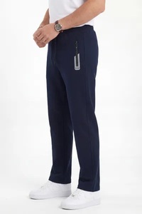 Ever Glow Men's Plus Size Breathable Waterproof 100% Polyester Woolen Casual Lightweight Quick Dry Jogging Trousers-Elastic - Product Image 5