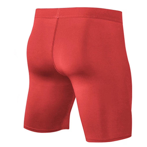 Shorts de compression décontractés respirants et écologiques pour hommes, couleur rouge, séchage rapide, imperméables, anti-plis, vêtements de sport pour la musculation - Product Image 2