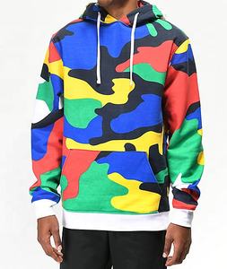 เสื้อมีฮู้ดสวมหัวผ้าคอตตอนฟลีซสำหรับผู้ชายเสื้อกันหนาวโอเวอร์ไซส์พิมพ์ลายได้ตามต้องการสำหรับฤดูหนาว - Product Image 2