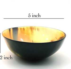 Assiette à dessert ronde polie faite à la main en corne naturelle, design vintage, écologique, durable, plat décoratif pour cadeaux - Product Image 2