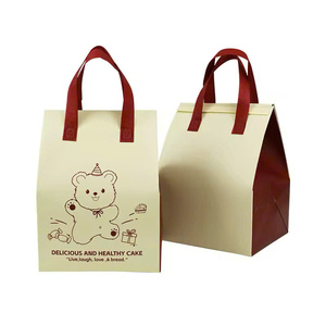Wholesale Custom Thermal Insulation Bag Takeaway Food Packaging Reusable Picnic Cooler Bag Non Woven Aluminum Foil Bag - Product Image 2