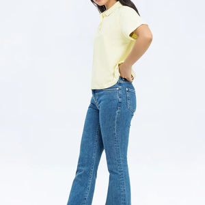 Polo pour femme, design tendance, idéal pour l'été, prix raisonnable, haute qualité, service OEM. - Product Image 4