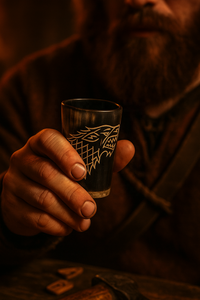 Cuerno Vikingo Artesanal de Cuerno Natural de Alta Calidad, 200-250ml, 6 Pulgadas, Estilo Vintage, Regalo Empresarial, Apto para Lavavajillas, para Bebidas Frías - Product Image 3