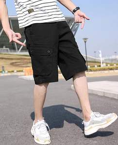 Pantalones Cortos Cargo para Hombre, Casuales, Ligeros, con Múltiples Bolsillos, para Verano, Trabajo al Aire Libre - Product Image 3