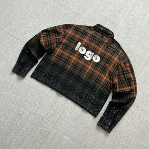 Camisa de Manga Larga con Cuello Redondo y Estampado Fotográfico para Hombre TITAN TREAD WEAR, Estilo Casual con Estampado en Degradado, Talla Grande, Ecológica - Product Image 4