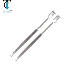 เครื่องมือผ่าตัดแบบตะขอเกี่ยวผิวหนังสแตนเลส ยี่ห้อ Manufacturer แบบเดี่ยวและแบบคู่ สำหรับศัลยกรรมตกแต่งและศัลยกรรมเล็กน้อย - Product Image 4