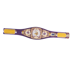 Cinturón de Campeonato de los Minnesota Vikings, Cinturón de Fútbol Americano Personalizable, Cinturón Deportivo Coleccionable de Alta Calidad para Fanáticos - Product Image 1
