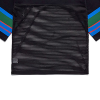 Maillot de football américain en mesh pour homme, coupe ample, respirant, pour entraînement, personnalisable avec nom d'équipe, impression par transfert thermique, OEM