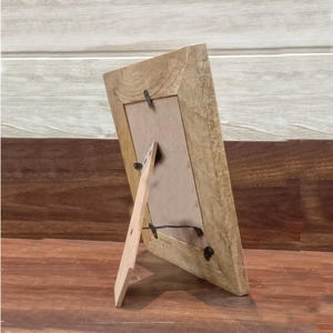 Cadre photo en bois massif naturel, écologique, fait à la main, cadre photo en bois de table, style vintage, décoration de la maison et du bureau - Product Image 6