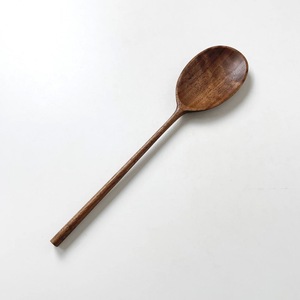 Cuchara de Té de Madera Duradera, Cuchara Reutilizable para Mezclar Café, Acabado Natural para Amantes del Té y Servicios de Catering - Product Image 5