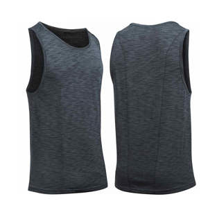 Camiseta sin mangas ligera para hombre, transpirable, de secado rápido, color sólido, talla personalizada, para gimnasio y entrenamiento. - Product Image 6