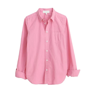 Chemise en coton pour femme grande taille à manches longues avec logo personnalisé, qualité supérieure, idéale pour le fitness, collection 2026 - Product Image 1