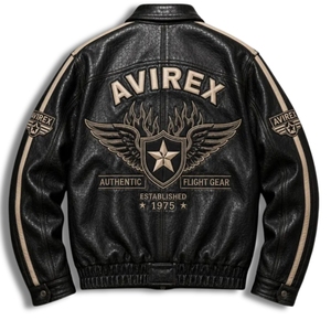 Chaqueta Bomber Holgada Unisex de Cuero Vacuno Auténtico para Invierno |   Producción de Marca Privada OEM/ODM con Cuero Vacuno Resistente de Primera Calidad - Product Image 2