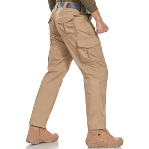 Pantalon cargo pour homme, multi-poches, décontracté, vêtements de travail, printemps automne, fabriqué en usine au Bangladesh - Product Image 2