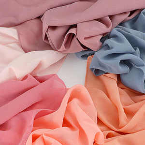 Women Chiffon Scarf Solid Color Long Lightweight <b>Wrap</b> All Seasons Daily Wear Coral <b>Pink</b> - Product Image 6