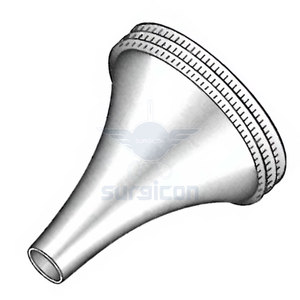 Spéculum auriculaire Pritchard, diamètre 7,5 mm, fig. Instrument d'examen otoscopique de précision 3-en-1 pour le canal auditif professionnel - Product Image 4