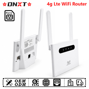Router wifi 6 DNXT Cat4 2.4GHz 4g lte con ranura para tarjeta SIM, routers wifi de 300Mbps con ranura para SIM, router wifi WAN/LAN desbloqueado para oficina - Product Image 1