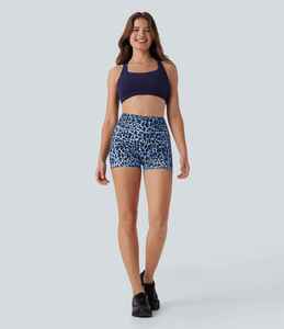 Nouveau design – Short décontracté taille haute pour femme, style premium, imprimé en couleurs unies, en tissu polyester tendance - Product Image 3